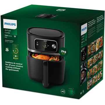 Philips 7000 series HD9880/90 fryer Single 8.3 L 2200 W Hot air fryer Black  Stainless steel