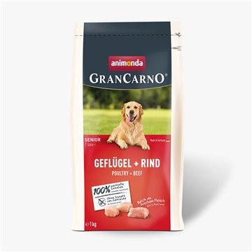 ANIMONDA Gran Carno Senior Poultry with Beef - dry dog ??food - 1 kg