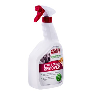 NATURE'S MIRACLE Stain&Odour Remover Dog Melon - Spray for cleaning and removing dirt  - 946 ml