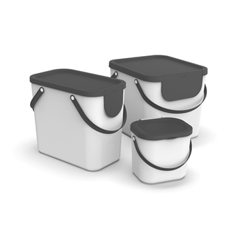 ROTHO Albula White - waste sorting container - 6l