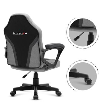 Gaming chair for children Huzaro HZ-Ranger 1.0 Gray Mesh  gray and black