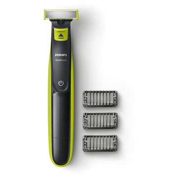 Philips OneBlade QP2520/20 beard trimmer Wet & Dry Charcoal  Lime