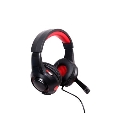 Gembird GHS-U-5.1-01 headphones/headset Wired Head-band Gaming Black  Red