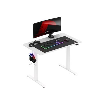 Huzaro Hero 7.9 White - height-adjustable electric gaming desk