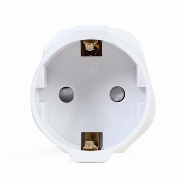 Gembird A-AC-EUFUKM-01 AC power adapter  EU Schuko socket to UK plug  13 A
