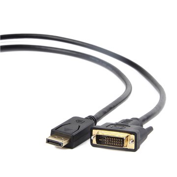 Gembird CC-DPM-DVIM-6 video cable adapter 1.8 m DisplayPort DVI Black