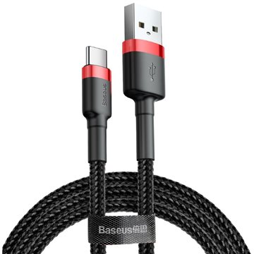 Baseus Cafule USB cable 2 m USB A USB C Black  Red