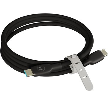 Motorola Silicone cable USB-C to USB-C 2m  5A Black