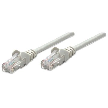 Intellinet Network Patch Cable  Cat5e  2m  Grey  CCA  U/UTP  PVC  RJ45  Gold Plated Contacts  Snagless  Booted  Lifetime Warrant