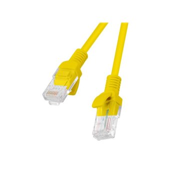 Lanberg Patchcord RJ45  Cat. 5e  UTP  1m  Yellow