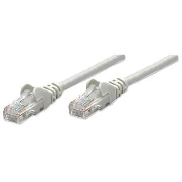 Intellinet Network Patch Cable  Cat6  0.5m  Grey  CCA  U/UTP  PVC  RJ45  Gold Plated Contacts  Snagless  Booted  Lifetime Warran
