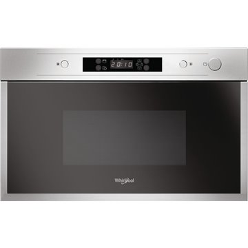 Whirlpool AMW 440/IX microwave Built-in Solo microwave 22 L 750 W Black Silver
