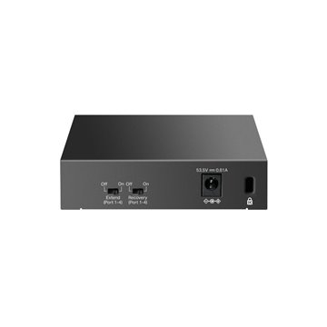 TP-Link LiteWave LS105P Unmanaged Fast Ethernet (10/100) Power over Ethernet (PoE) Black