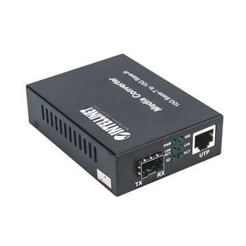 Intellinet 10GBase-T to 10GBase-R Media Converter  1 x 10 GB SFP+ Slot  1 x 10GB RJ45 Port