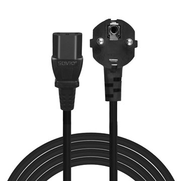 SAVIO CL-181 Power cable CEE 7/7 (E/F) – IEC C13 5m