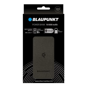 Blaupunkt Wireless Powrbank 10000 mAh 20 W Black