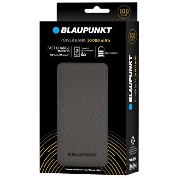 Blaupunkt Powrbank 20000 mAh 20 W Black