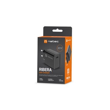 NATEC MAINS CHARGER RIBERA USB-C 20W PD