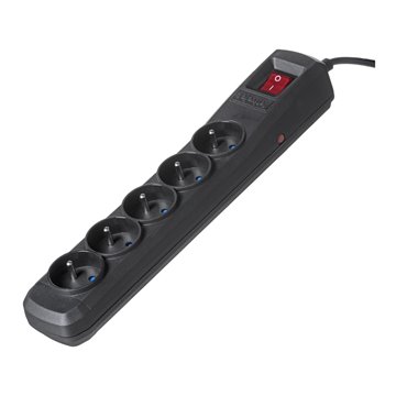 Activejet black power strip with cord ACJ COMBO 5G 1 5M/BEZP.AUTO/CZ