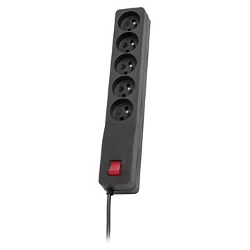 LESTAR 1966006356 power extension 3 m 230 AC outlet(s) Indoor Black