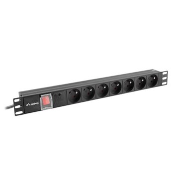 LANBERG PDU RACK POWER STRIP (1U 16A 7X 230V 2M)
