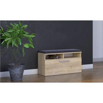 Topeshop RIVA SZAFKA SONOMA shoe organizer Closed Oak