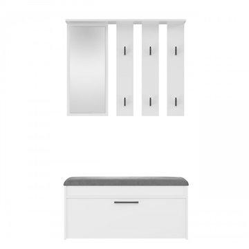 PARMA closet 100x35x180 cm  white