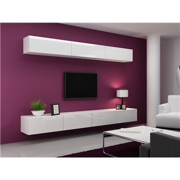 Cama Living room cabinet set VIGO 13 white/white gloss