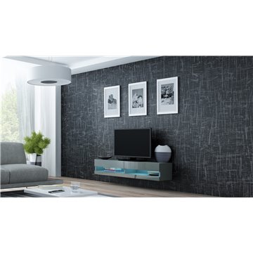 Cama Living room cabinet set VIGO NEW 13 grey/grey gloss