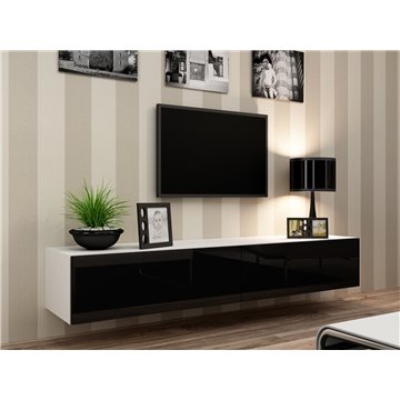 Cama Living room cabinet set VIGO 22 white/black gloss