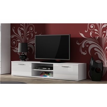 SOHO 8 set (RTV180 cabinet + S6 + shelves) White / White glossy