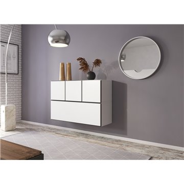 Cama living room furniture set ROCO 13 (RO1 + 3xRO5) white/black/white