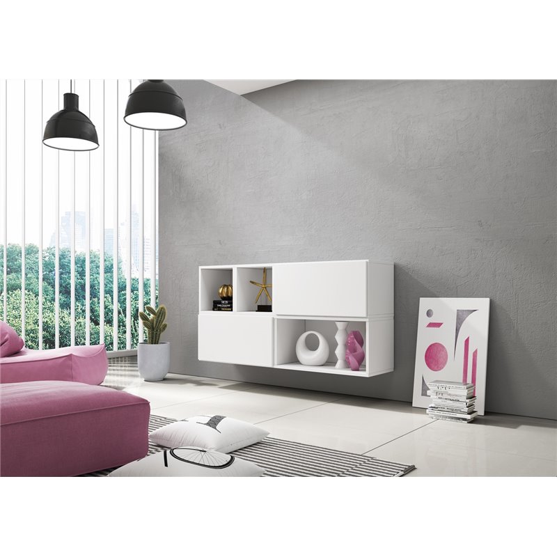 Cama living room furniture set ROCO 15 (RO4+2xRO3+2xRO6) white/white/white Cama living room furniture set ROCO 15 (RO4+2xRO3+2xRO6) white/white/white