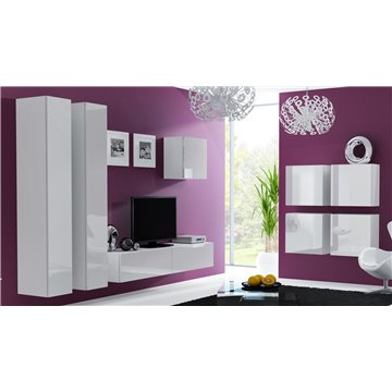 Cama Living room cabinet set VIGO 24 white/white gloss