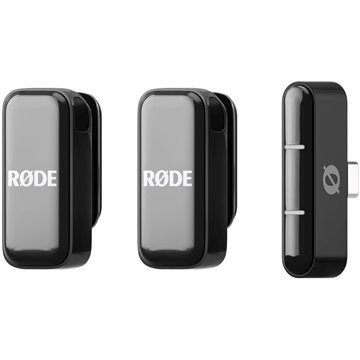 RODE Wireless Micro - 2-channel digital wireless system  USB-C  black