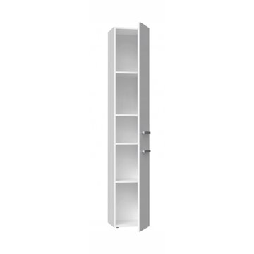 Bathroom cabinet NEL II 31x30x174 cm  white  glossy