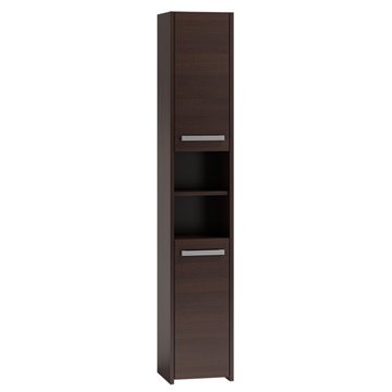 Topeshop S30 WENGE bathroom storage cabinet Brown
