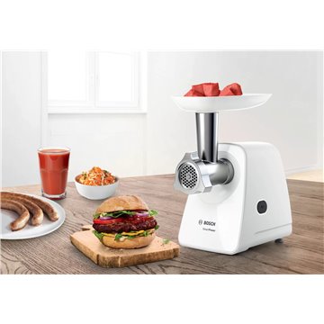 Bosch MFW2520W mincer 1500 W Stainless steel  White