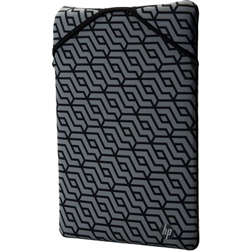 HP Reversible Protective 14.1-inch Geo Laptop Sleeve 14.1  Sleeve case Black  Gray