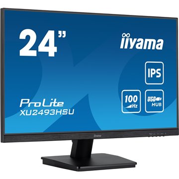 iiyama ProLite XU2493HSU-B7 computer monitor 60.5 cm (23.8 ) 1920 x 1080 pixels Full HD LED Black