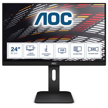 AOC P1 X24P1 computer monitor 61 cm (24 ) 1920 x 1200 pixels WUXGA LED Black