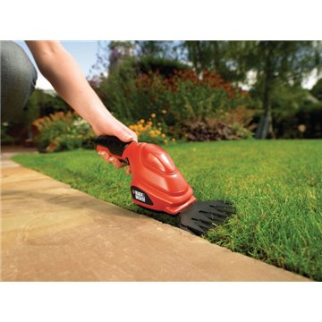 Black & Decker GSL200 cordless grass shear 8 cm Black  Orange Lithium 3.6 V