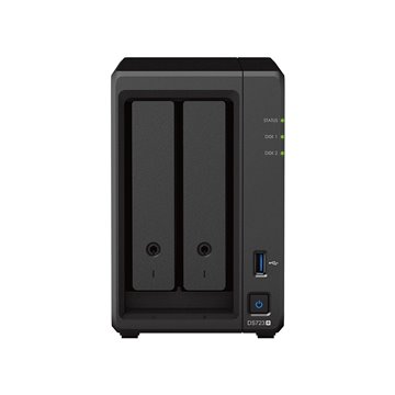 Synology DiskStation DS723+ NAS/storage server Tower Ryzen Embedded R1600 2 GB DDR4 DiskStation Manager Black