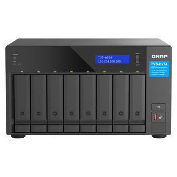 QNAP TVS-h874X NAS Tower Ethernet LAN Black