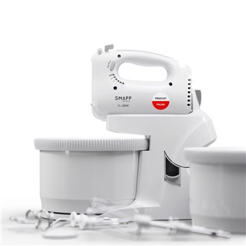 SMAPP Hand Mixer with 2 bowls 451.66 White