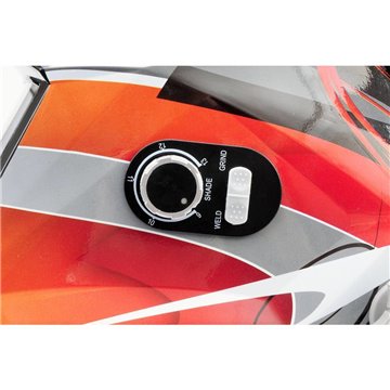 Yato YT-73921 welding mask/helmet Welding helmet with auto-darkening filter Black  Red  Silver