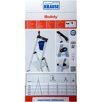 Freestanding ladder SOLIDY 4 steps KRAUSE