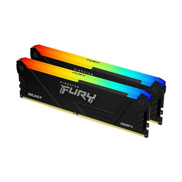 Kingston Technology FURY Beast 32GB 3600MT/s DDR4 CL18 DIMM (Kit of 2) RGB