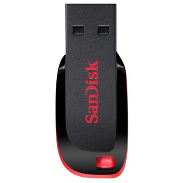 SanDisk Cruzer Blade USB flash drive 64 GB USB Type-A 2.0 Black  Red