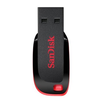 SanDisk Cruzer Blade USB flash drive 128 GB USB Type-A 2.0 Black  Red